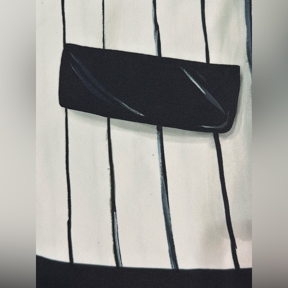 NWT Rare MOSCHINO Couture Trompe L'oeil Tuxedo Suit Dress Sz 6 Minor Flaw - Picture 7 of 13